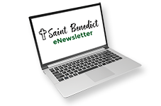 Saint Benedict eNewsletter Sign-up button